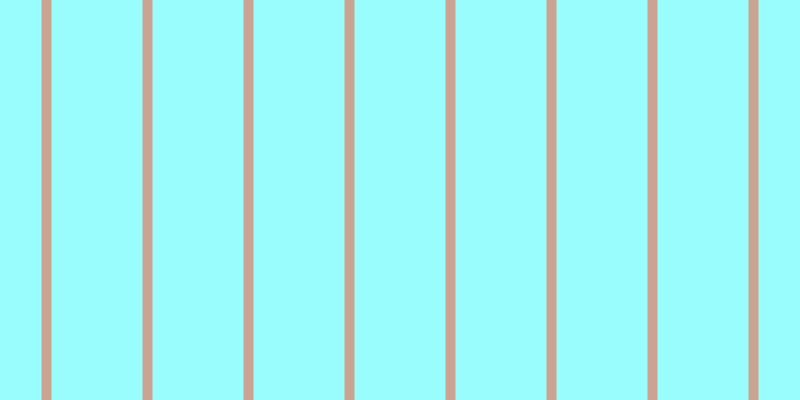 #9afdfd, #caa393 vertical lines, ten pixels wide, ninety-one pixels apart