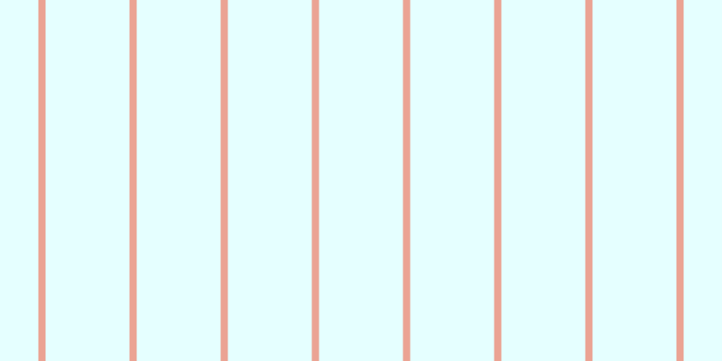 #9afdfd (25%), #eba393 vertical lines, eight pixels wide, ninety-three pixels apart