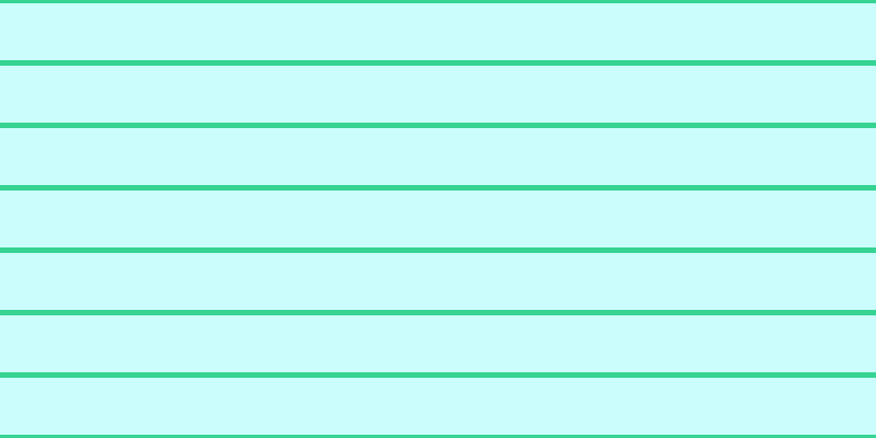 #9afdfd (50%), #36d393 horizontal lines, five pixels wide, fifty-two pixels apart