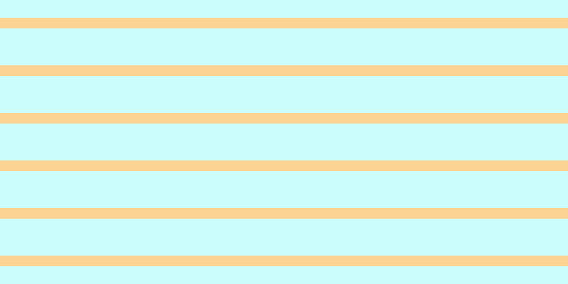 #9afdfd (50%), #fcd393 horizontal lines, fifteen pixels wide, fifty-two pixels apart