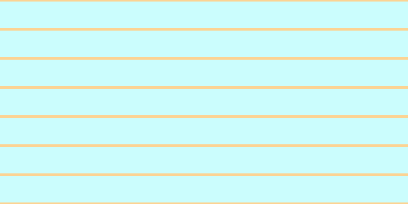 #9afdfd (50%), #fcd393 horizontal lines, five pixels wide, fifty-two pixels apart
