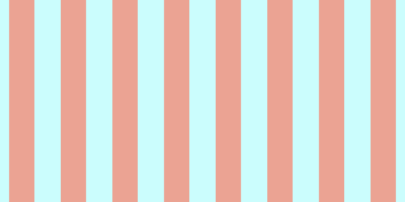 #9afdfd (50%), #eba393 vertical lines, fifty pixels wide, fifty-two pixels apart