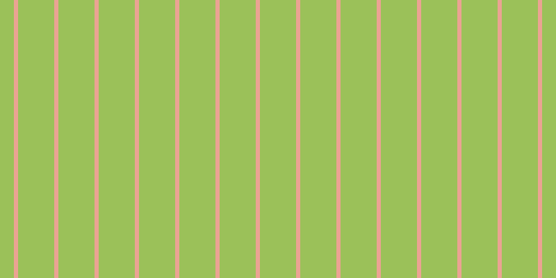 #9bc159, #eba393 vertical lines, six pixels wide, fifty-two pixels apart