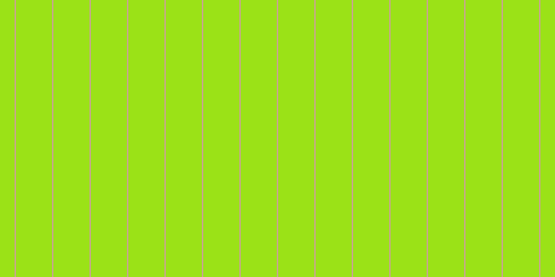 #9be217, #caa393 vertical lines, two pixels wide, fifty-two pixels apart