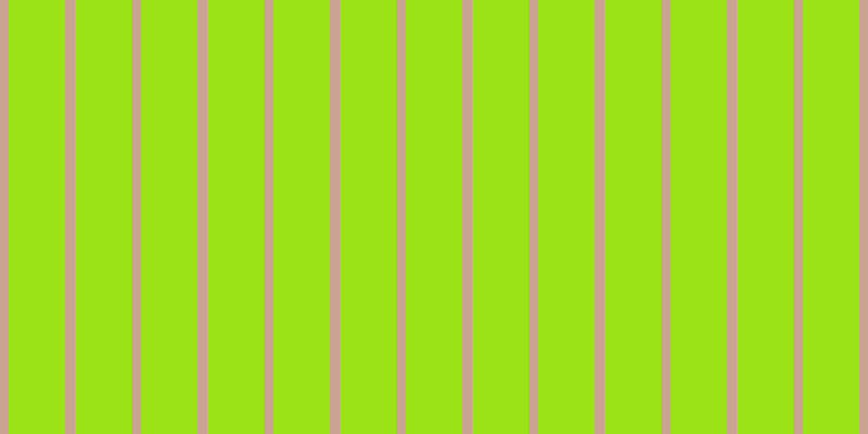 #9be217, #caa393 vertical lines, nine pixels wide, fifty-two pixels apart