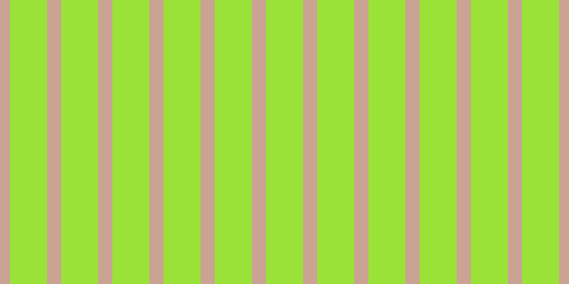 #9be238, #caa393 vertical lines, twenty pixels wide, fifty-two pixels apart