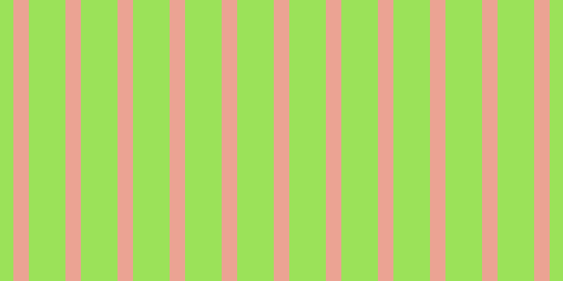 #9be259, #eba393 vertical lines, twenty-two pixels wide, fifty-two pixels apart