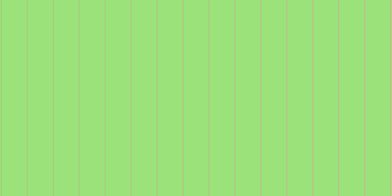 #9be27a, #caa393 vertical lines, one pixels wide, fifty-two pixels apart
