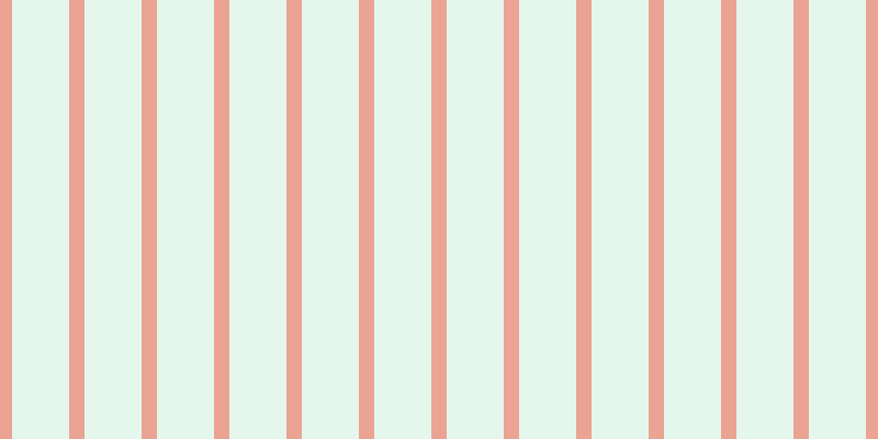 #9be2bc (25%), #eba393 vertical lines, fourteen pixels wide, fifty-two pixels apart
