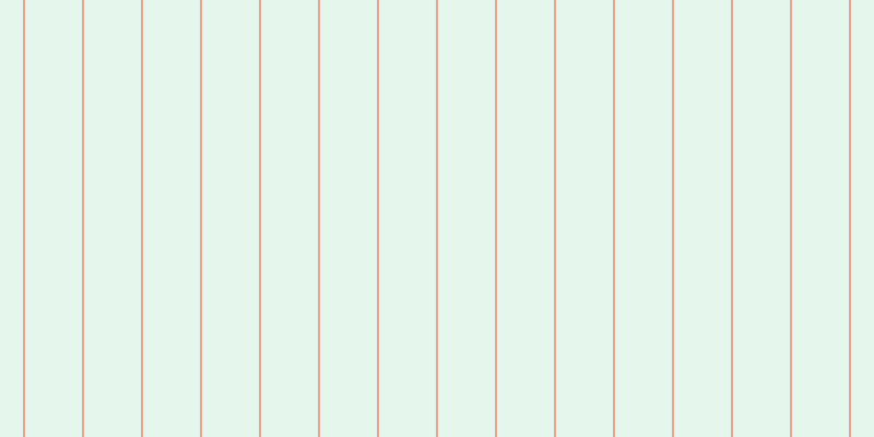 #9be2bc (25%), #eba393 vertical lines, two pixels wide, fifty-two pixels apart