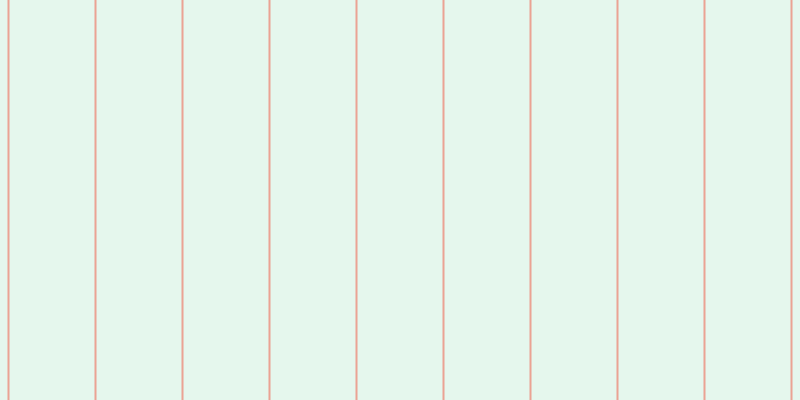 #9be2bc (25%), #eba393 vertical lines, two pixels wide, eighty-five pixels apart