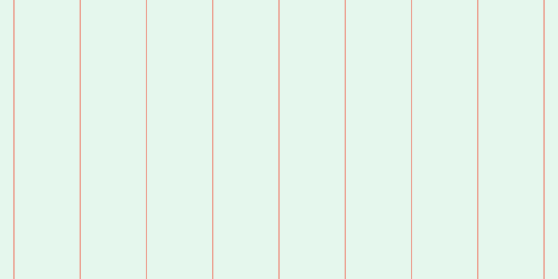 #9be2bc (25%), #eba393 vertical lines, two pixels wide, ninety-three pixels apart