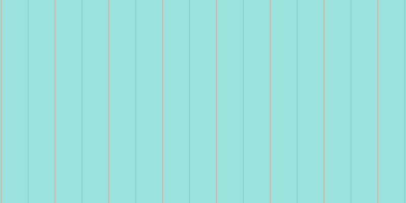 #9be2dd, #caa393 vertical lines, one pixels wide, fifty-two pixels apart
