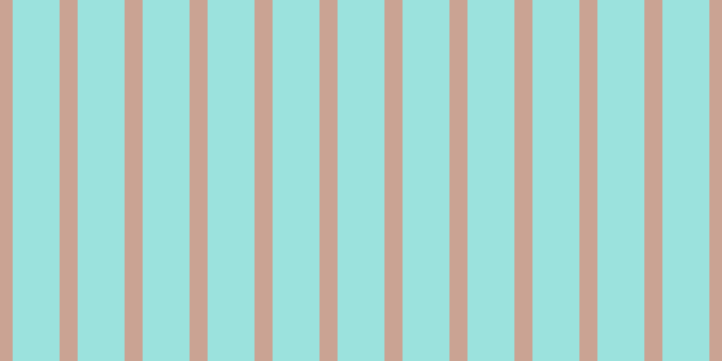 #9be2dd, #caa393 vertical lines, twenty pixels wide, fifty-two pixels apart
