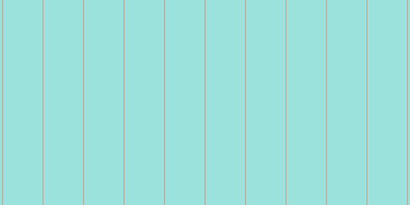 #9be2dd, #caa393 vertical lines, two pixels wide, seventy-seven pixels apart