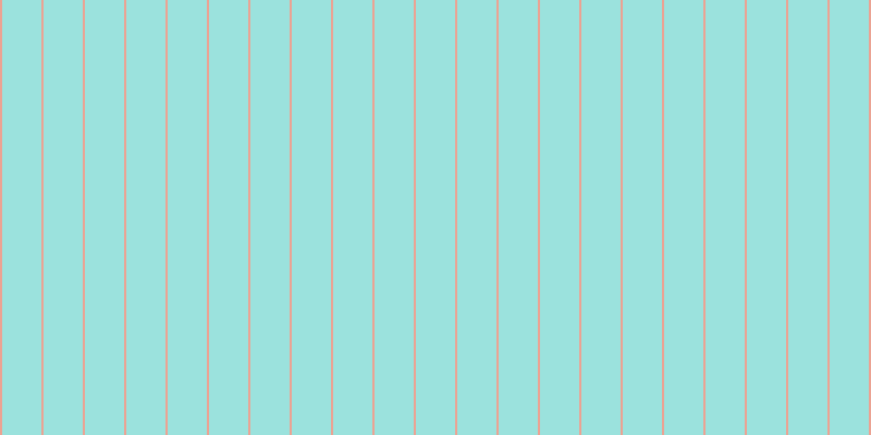#9be2dd, #eba393 vertical lines, two pixels wide, thirty-six pixels apart