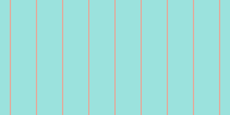 #9be2dd, #eba393 vertical lines, four pixels wide, eighty-seven pixels apart
