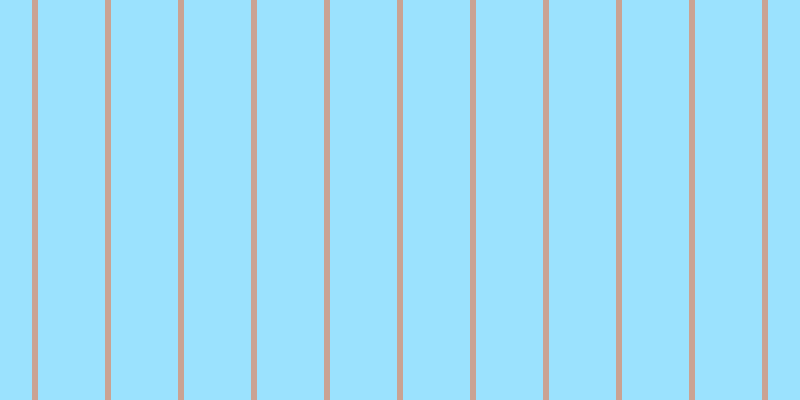 #9be2fe, #caa393 vertical lines, six pixels wide, sixty-seven pixels apart