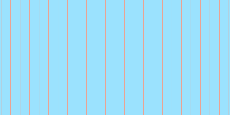 #9be2fe, #eba393 vertical lines, two pixels wide, thirty-one pixels apart