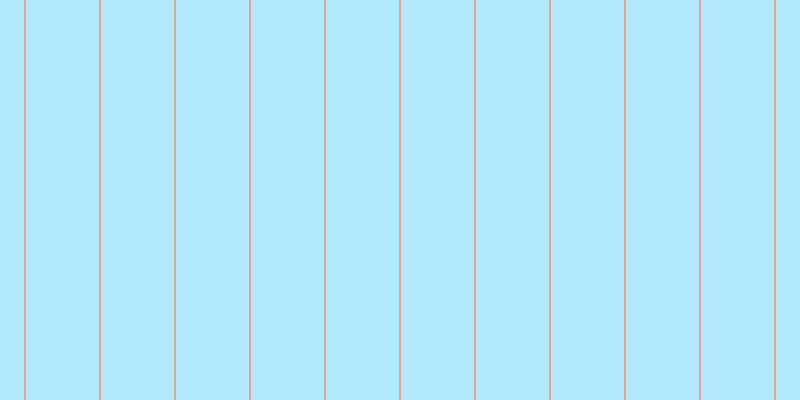 #9be2fe (75%), #eba393 vertical lines, two pixels wide, seventy-three pixels apart
