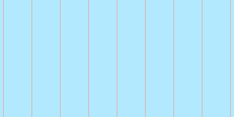#9be2fe (75%), #eba393 vertical lines, two pixels wide, ninety-five pixels apart