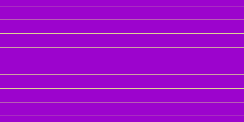#9c04cd, #dbd393 horizontal lines, two pixels wide, forty-three pixels apart