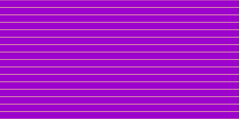#9c04cd, #fcd393 horizontal lines, two pixels wide, twenty-three pixels apart