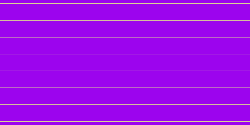 #9c04ee, #dbd393 horizontal lines, two pixels wide, fifty-two pixels apart