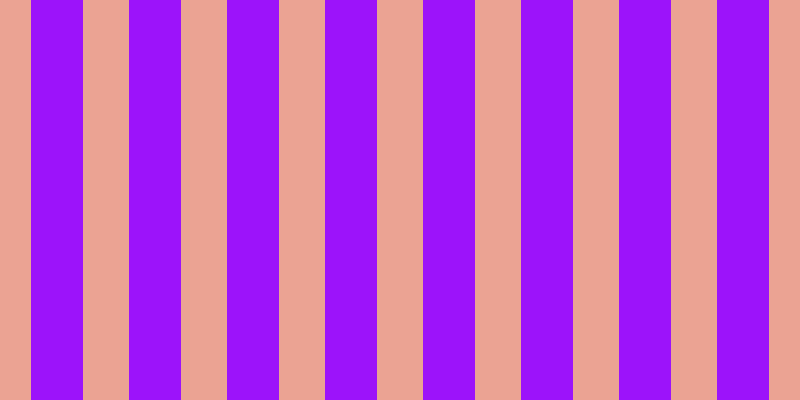 #9c13fa, #eba393 vertical lines, forty-six pixels wide, fifty-two pixels apart