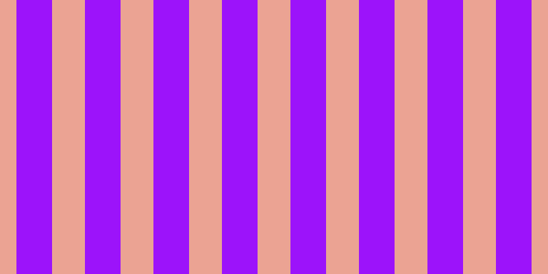 #9c13fa, #eba393 vertical lines, forty-eight pixels wide, fifty-two pixels apart