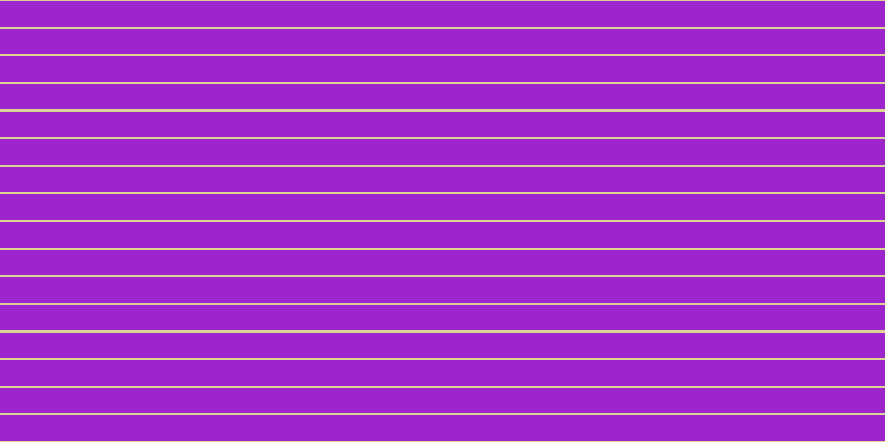 #9c25cd, #dbd393 horizontal lines, two pixels wide, twenty-three pixels apart