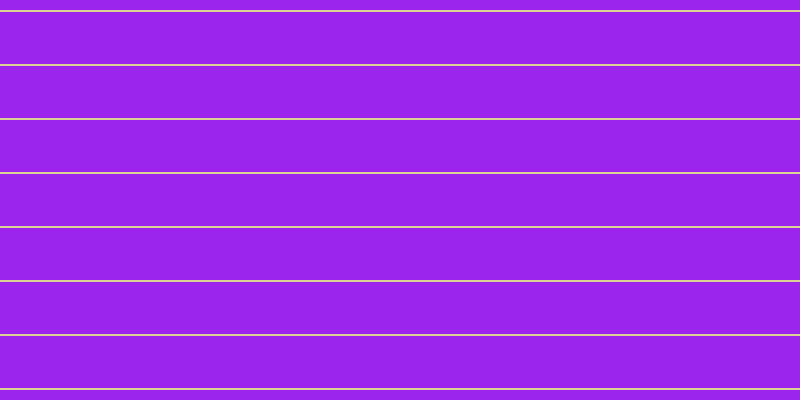 #9c25ee, #dbd393 horizontal lines, two pixels wide, fifty-two pixels apart