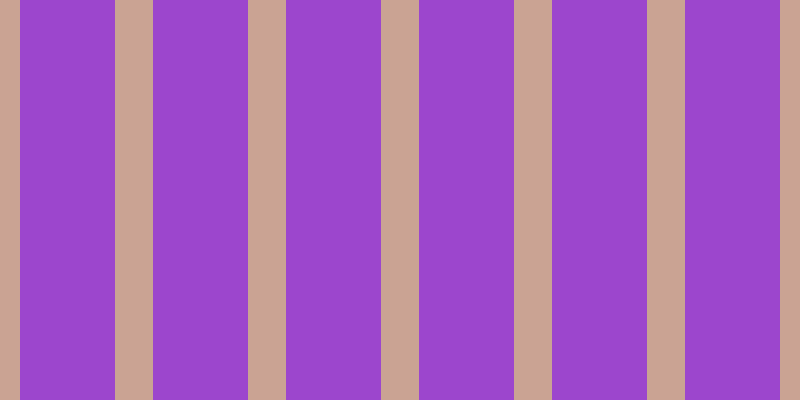 #9c46cd, #caa393 vertical lines, thirty-eight pixels wide, ninety-five pixels apart