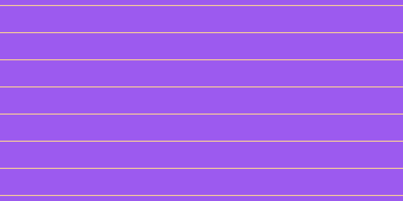 #9c5aef, #fcd393 horizontal lines, two pixels wide, fifty-two pixels apart