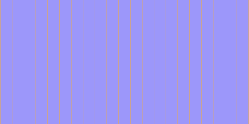 #9c97fa, #caa393 vertical lines, two pixels wide, thirty-six pixels apart