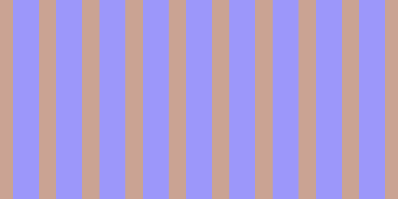 #9c97fa, #caa393 vertical lines, thirty-five pixels wide, fifty-two pixels apart