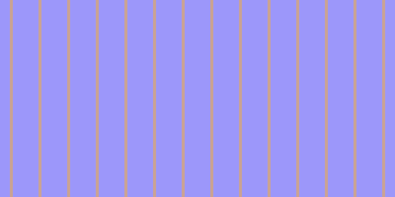 #9c97fa, #caa393 vertical lines, six pixels wide, fifty-two pixels apart