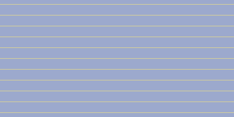 #9ca9cd, #dbd393 horizontal lines, two pixels wide, thirty-five pixels apart