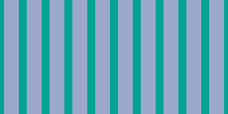 #9ca9cd, #04a393 vertical lines, twenty-eight pixels wide, fifty-two pixels apart
