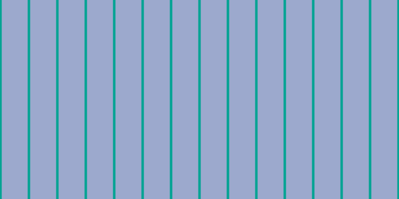 #9ca9cd, #04a393 vertical lines, five pixels wide, fifty-two pixels apart