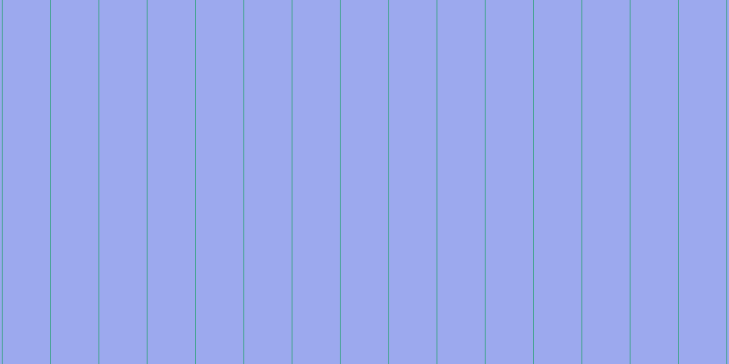 #9ca9ee, #46a393 vertical lines, one pixels wide, fifty-two pixels apart