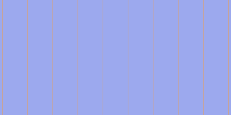 #9ca9ee, #caa393 vertical lines, two pixels wide, eighty-five pixels apart