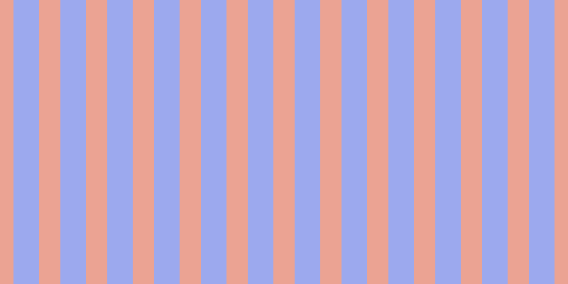 #9ca9ee, #eba393 vertical lines, thirty pixels wide, thirty-six pixels apart