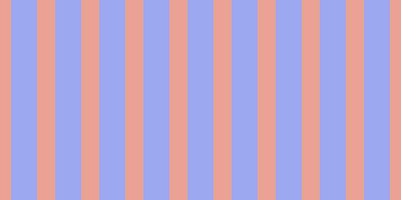 #9ca9ee, #eba393 vertical lines, thirty-six pixels wide, fifty-two pixels apart
