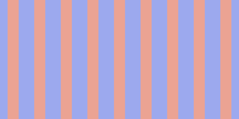 #9ca9ee, #eba393 vertical lines, thirty-seven pixels wide, fifty-two pixels apart