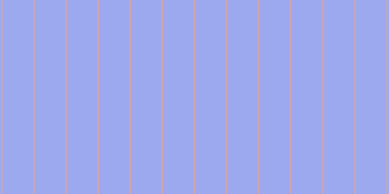 #9ca9ee, #eba393 vertical lines, two pixels wide, sixty-four pixels apart