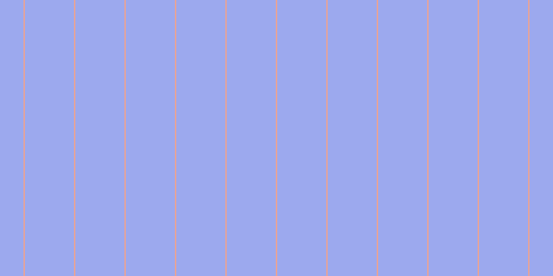 #9ca9ee, #eba393 vertical lines, two pixels wide, seventy-one pixels apart