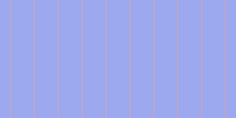 #9ca9ee, #eba393 vertical lines, two pixels wide, seventy-nine pixels apart
