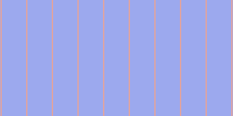 #9ca9ee, #eba393 vertical lines, four pixels wide, eighty-four pixels apart