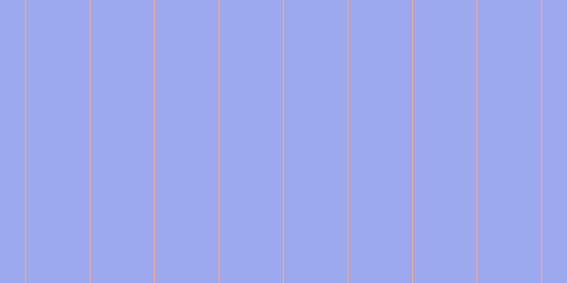 #9ca9ee, #eba393 vertical lines, two pixels wide, eighty-nine pixels apart